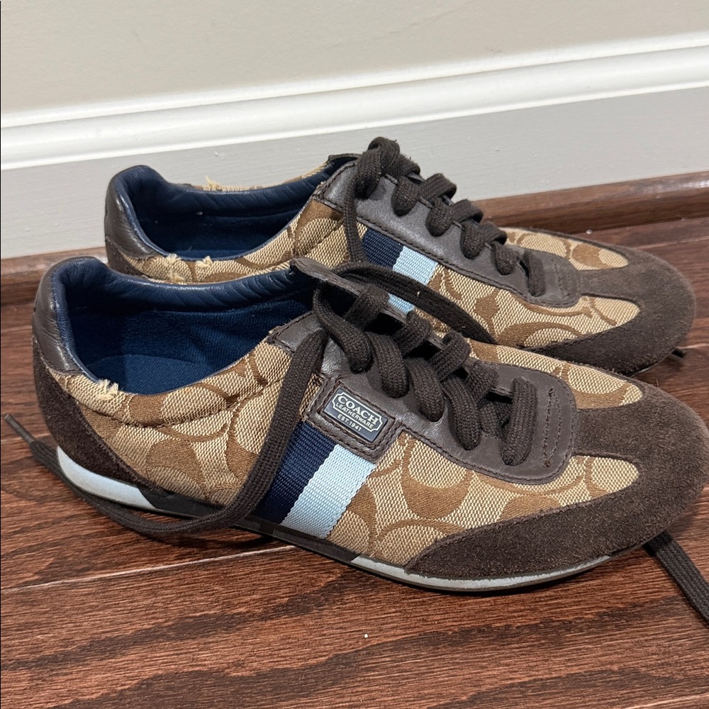 Coach Tan and Sneakers